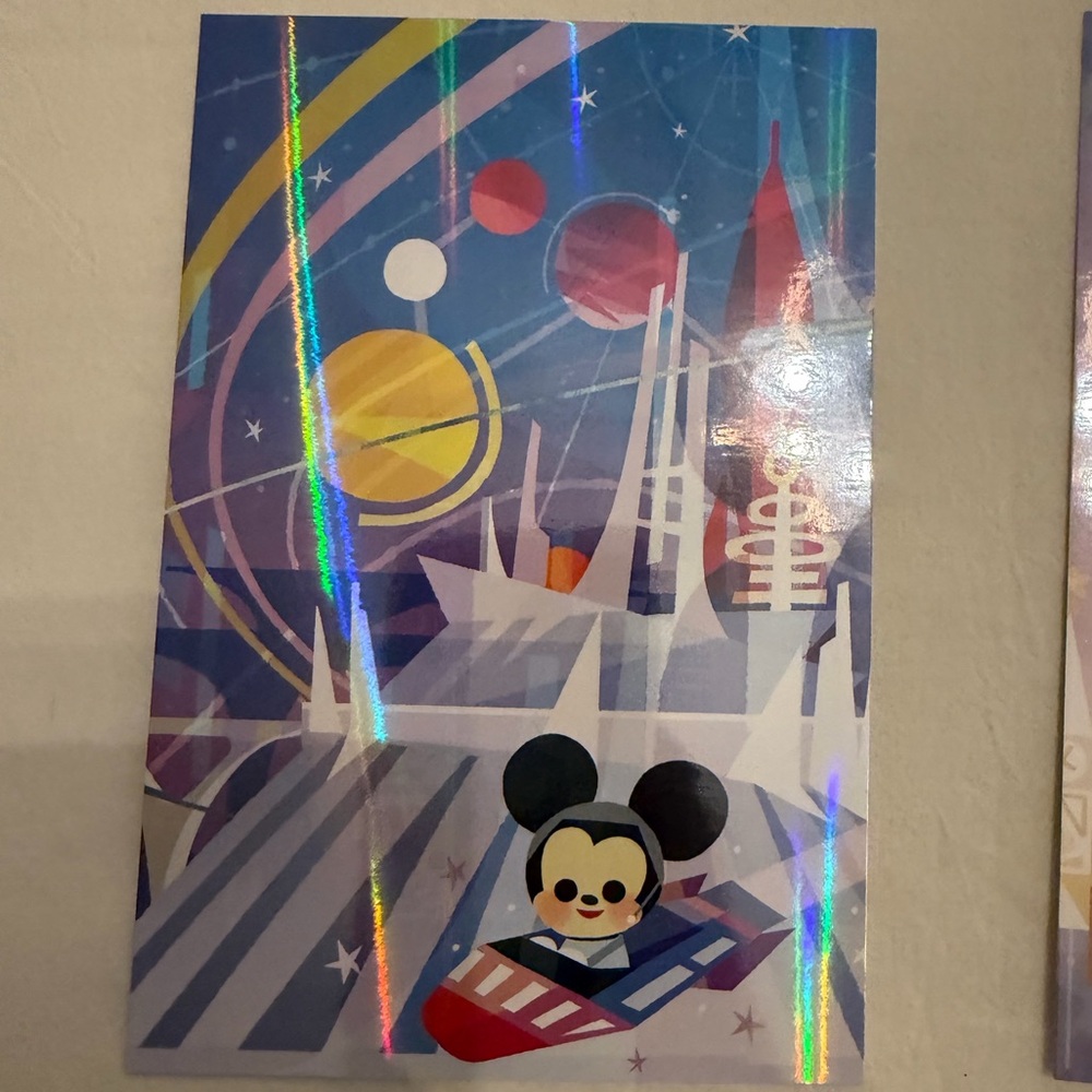 Disney Postcard Set of 5 by Joey Chou - Picture 6 of 7
